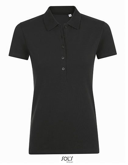 Women´s Phoenix Polo in Black, Größe XXL