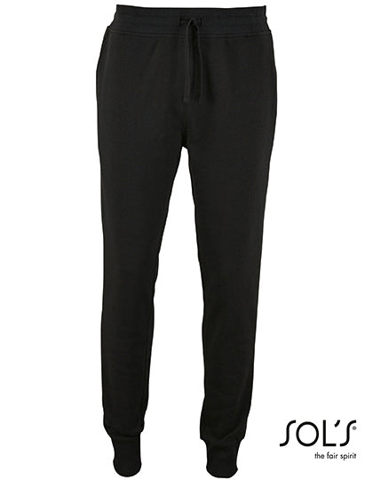 Men´s Slim Fit Jogging Pants Jake in Black, Größe 3XL