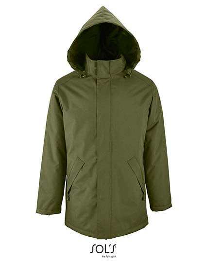 Unisex Jacket With Padded Lining Robyn in Forest Green, Größe 4XL