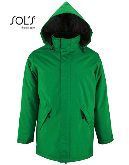 Unisex Jacket With Padded Lining Robyn in Kelly Green, Größe 4XL