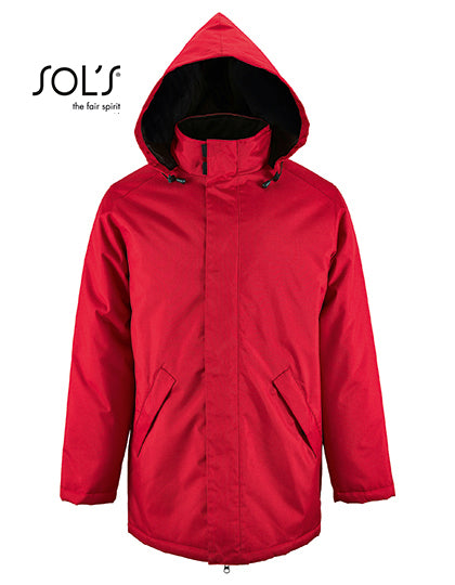Unisex Jacket With Padded Lining Robyn in Red, Größe 4XL