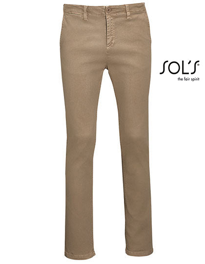 Men´s Chino Trousers Jules - Length 35 in Chestnut, Größe 56
