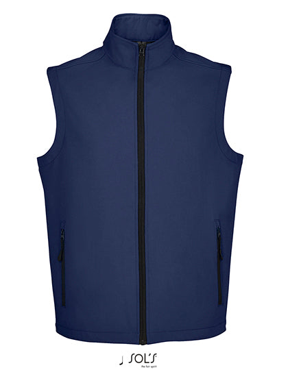 Men´s Race Bodywarmer Softshell in French Navy, Größe 4XL