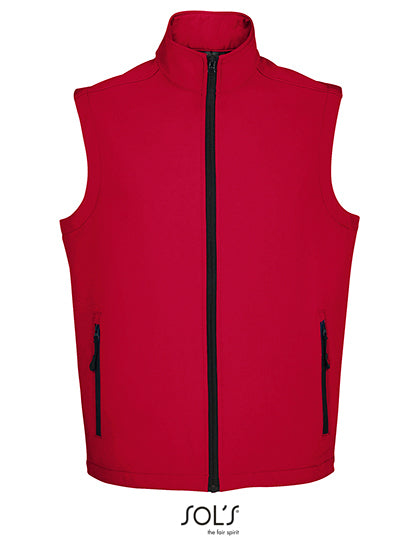 Men´s Race Bodywarmer Softshell in Pepper Red, Größe 3XL
