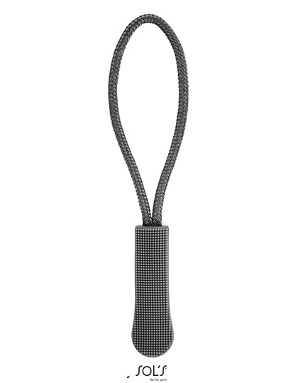 Bingo Zip Puller (10 pair pack) in Charcoal Grey (Solid), Größe One Size
