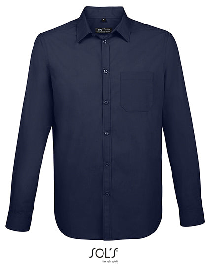 Men´s Baltimore Fit Shirt in Dark Blue, Größe 3XL