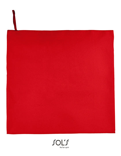 Microfibre Towel Atoll 100 in Red, Größe 100 x 150 cm