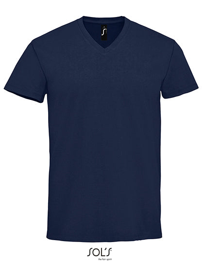 Men´s Imperial V-Neck T-Shirt in French Navy, Größe 3XL