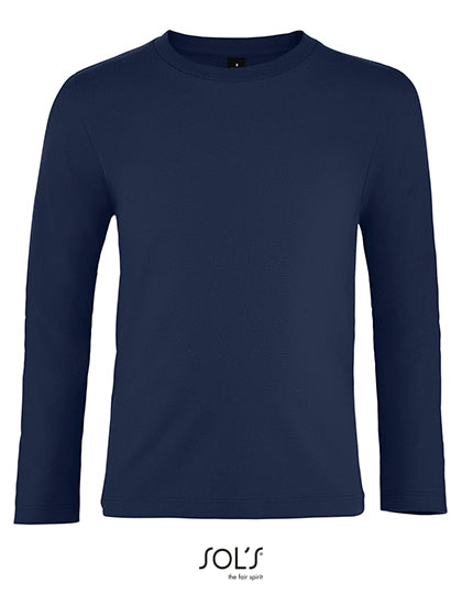 Kids´ Imperial Long Sleeve T-Shirt in French Navy, Größe 12 years (142/152)