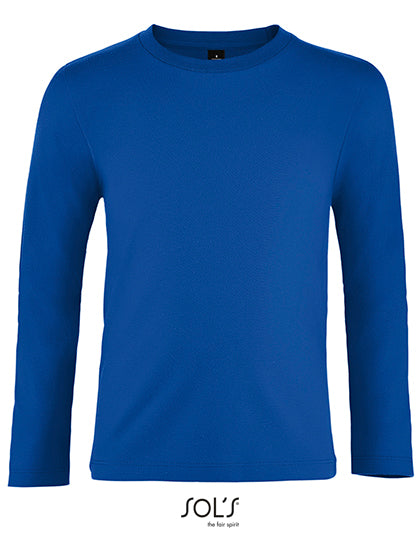 Kids´ Imperial Long Sleeve T-Shirt in Royal Blue 241, Größe 12 years (142/152)