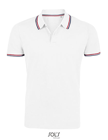 Men´s Prestige Polo in White, Größe 3XL