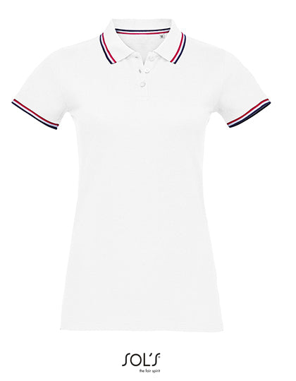 Women´s Prestige Polo in White, Größe XXL
