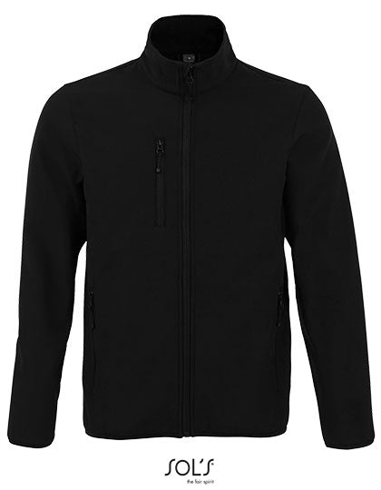 Men´s Softshell Jacket Radian in Black, Größe 4XL