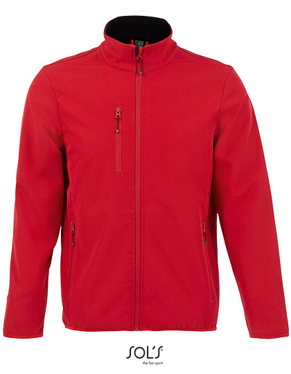 Men´s Softshell Jacket Radian in Pepper Red, Größe 4XL