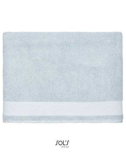 Bath Sheet Peninsula 100 in Creamy Blue, Größe 100 x 150 cm
