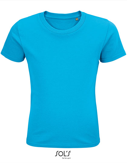 Kids´ Pioneer T-Shirt in Aqua, Größe 12 years (142/152)