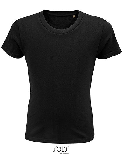 Kids´ Pioneer T-Shirt in Deep Black, Größe 12 years (142/152)