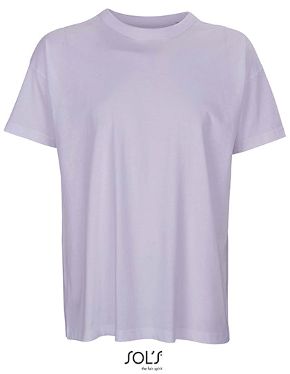 Men´s Boxy Oversized T-Shirt in Lilac, Größe XXL