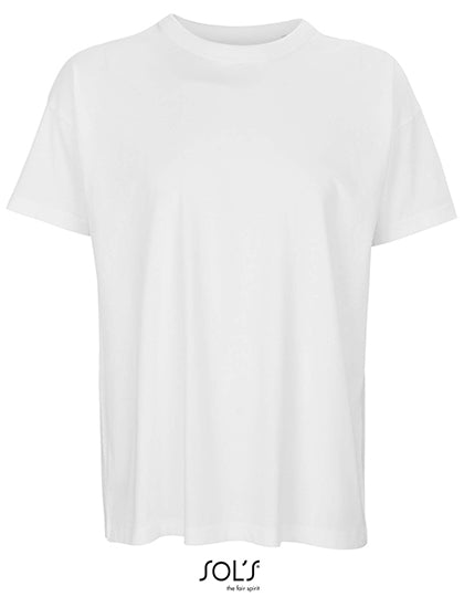 Men´s Boxy Oversized T-Shirt in White, Größe XXL