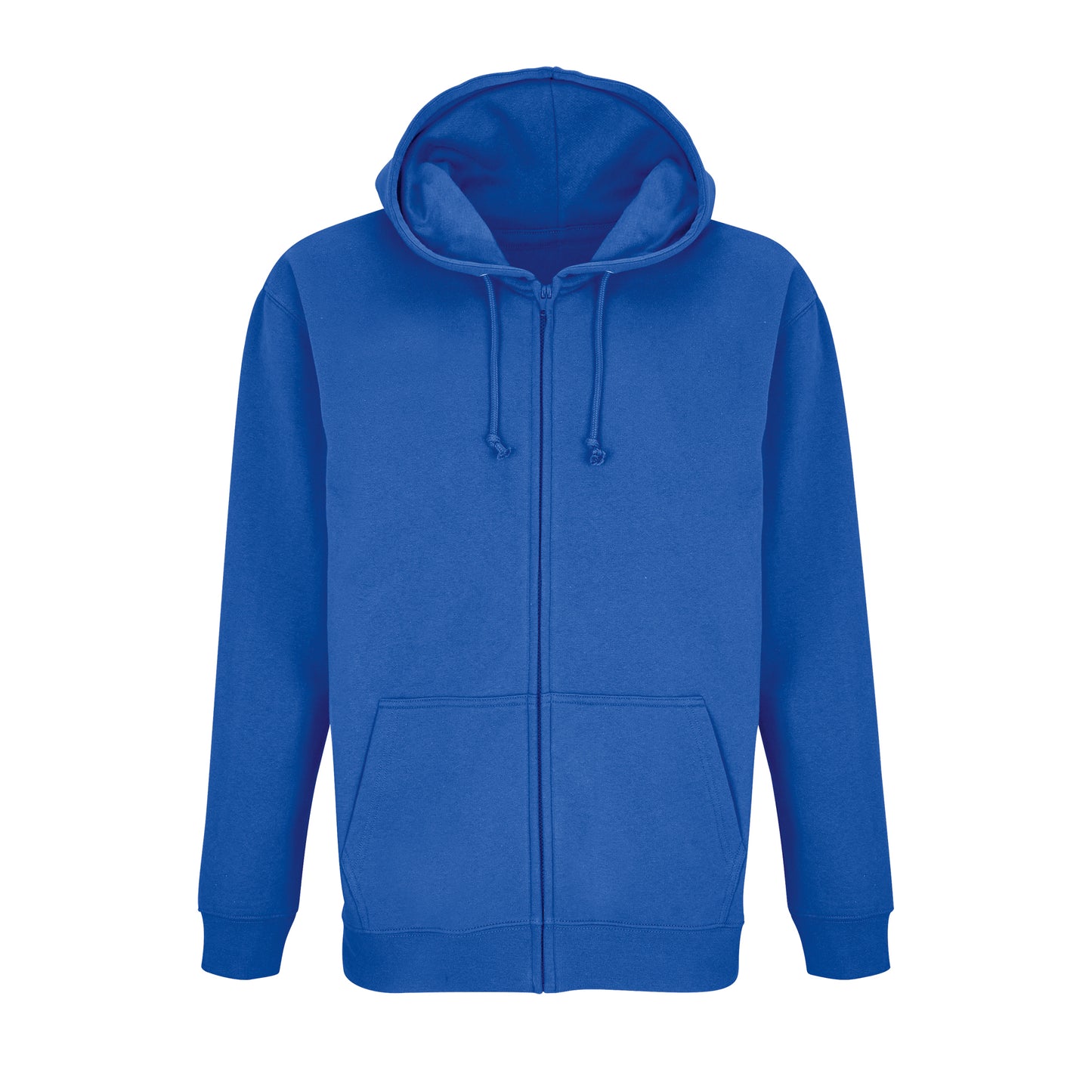 Unisex Full-Zip Hoodie Carter in Royal Blue 241, Größe 3XL