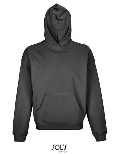 Unisex Connor Oversized Hoodie in Mouse Grey (Solid), Größe XXL