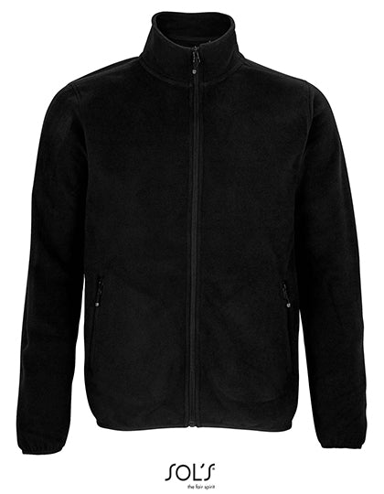 Men´s Factor Zipped Fleece Jacket in Black, Größe 5XL