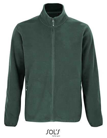 Men´s Factor Zipped Fleece Jacket in Forest Green, Größe 5XL