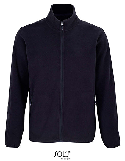 Men´s Factor Zipped Fleece Jacket in Navy, Größe 5XL
