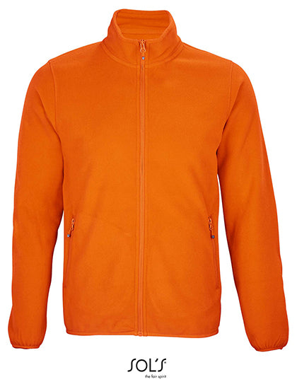 Men´s Factor Zipped Fleece Jacket in Orange, Größe 5XL