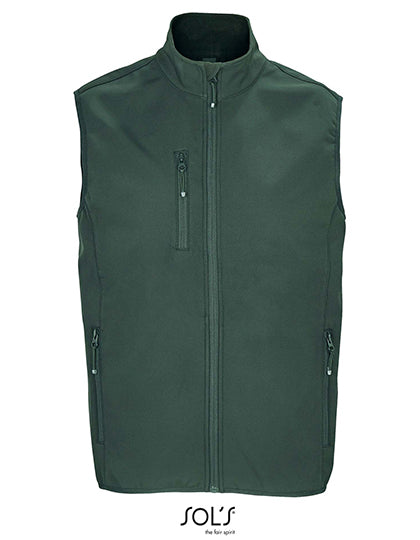 Men´s Falcon Zipped Softshell Bodywarmer in Forest Green, Größe 4XL