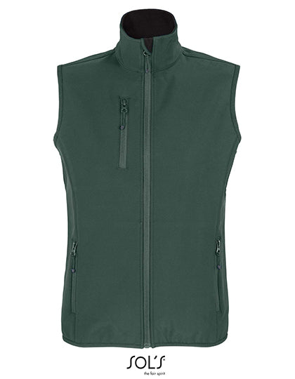 Women´s Falcon Zipped Softshell Bodywarmer in Forest Green, Größe 3XL