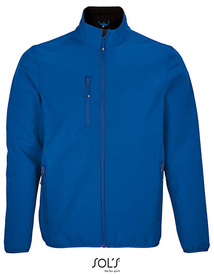 Men´s Falcon Zipped Softshell Jacket in Royal Blue 241, Größe 4XL