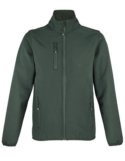 Women´s Falcon Zipped Softshell Jacket in Forest Green, Größe 3XL