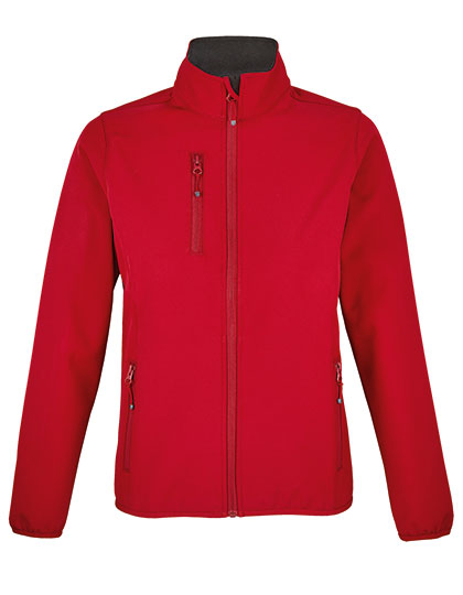 Women´s Falcon Zipped Softshell Jacket in Pepper Red, Größe 3XL