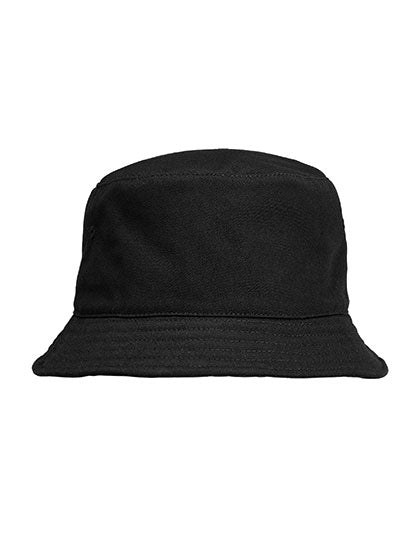 Unisex Bucket Hat Twill in Black, Größe M/L