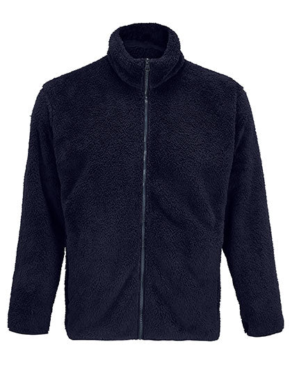 Unisex Fleece Zip Jacket Finch in Navy, Größe XXS
