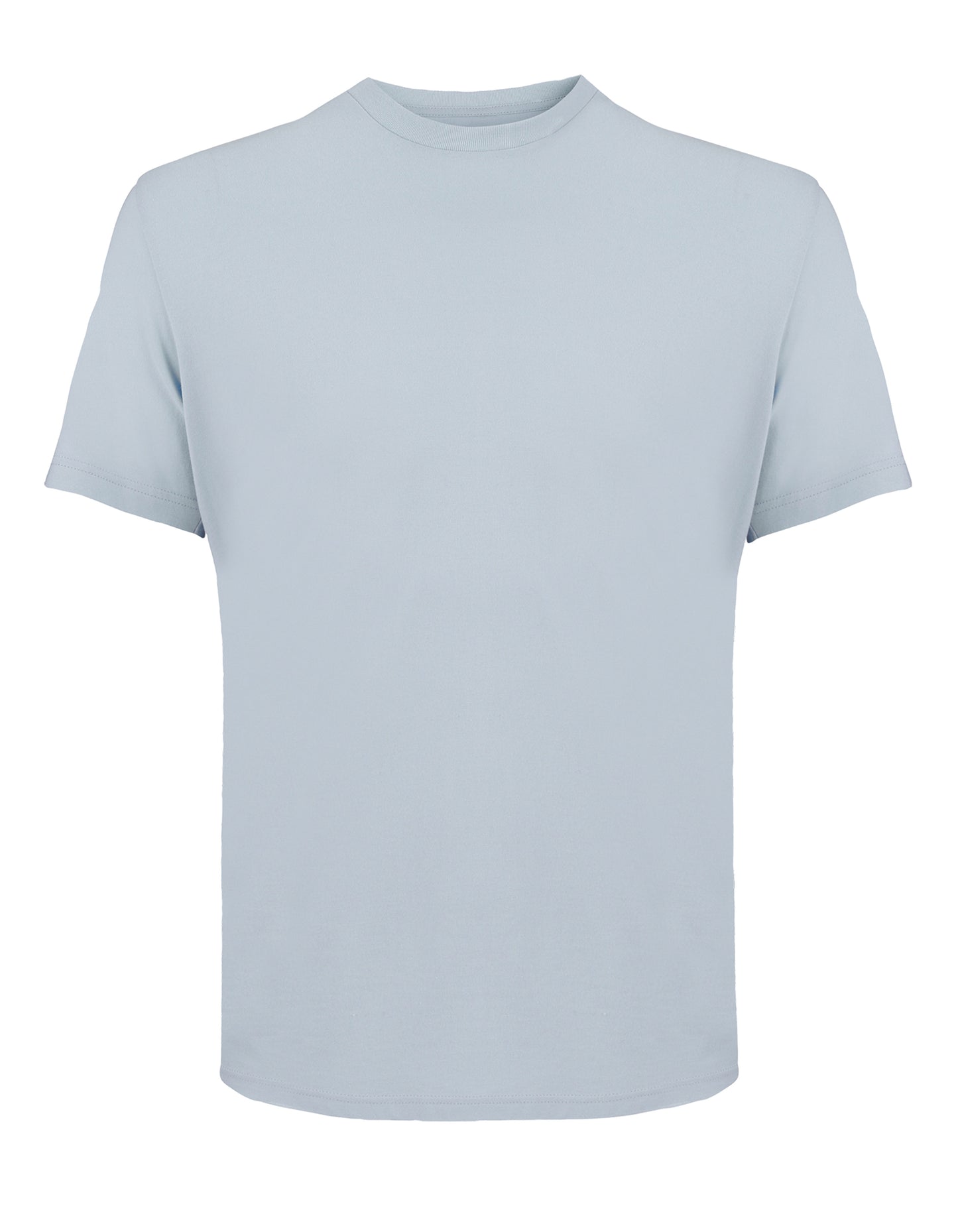 Unisex Round Neck T-Shirt Tuner in Light Blue, Größe 5XL