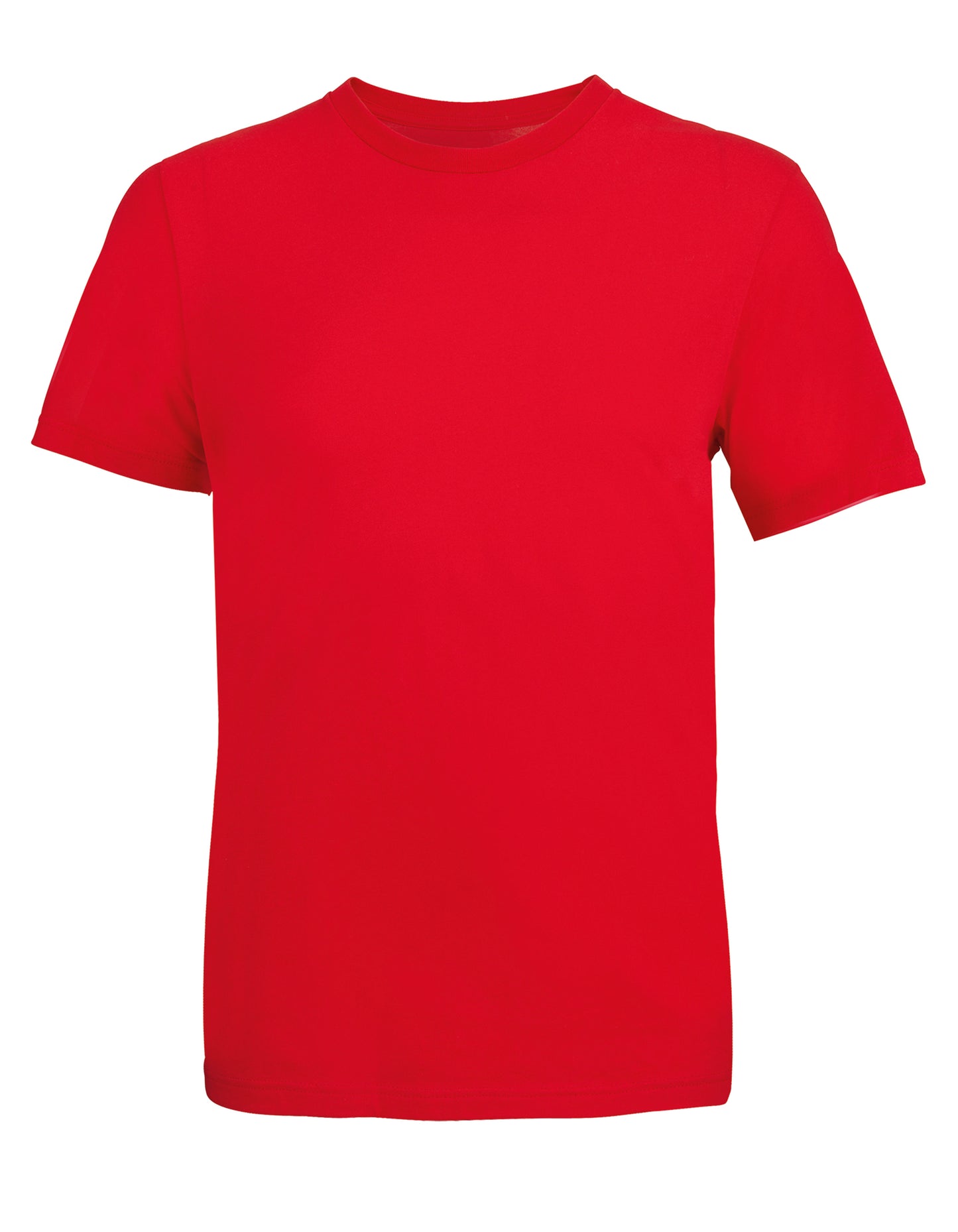 Unisex Round Neck T-Shirt Tuner in Red, Größe 5XL
