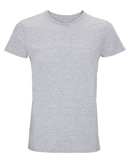 Unisex Recycled T-Shirt Re Crusader in Grey Melange, Größe 4XL