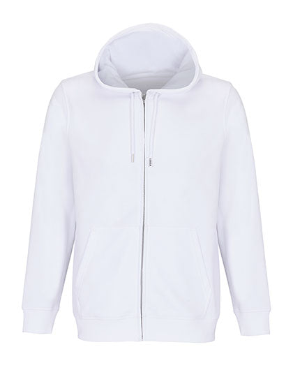 Unisex Full-Zip Hoodie Calipso in White, Größe 3XL