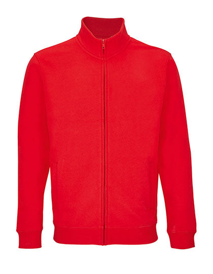 Unisex Full-Zip Jacket Cooper in Bright Red, Größe 4XL