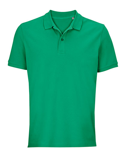 Unisex Polo Shirt Pegase in Spring Green, Größe 3XL