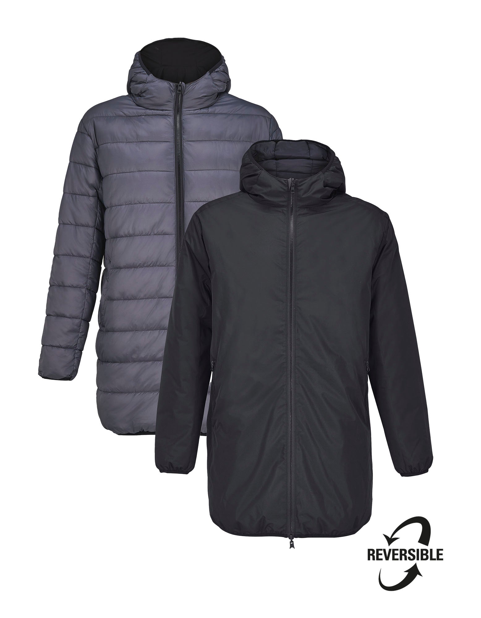 Unisex Reversible Parka Reverse