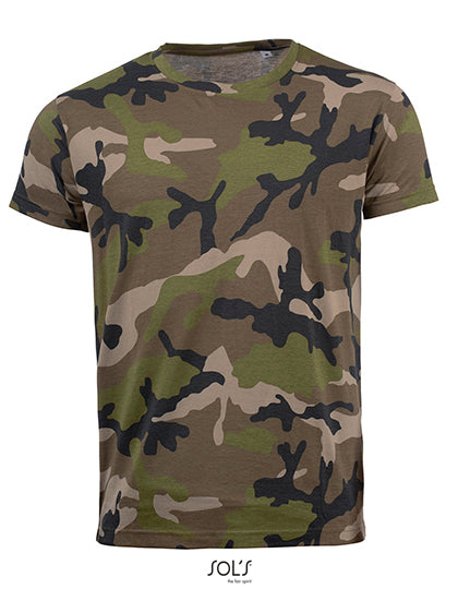 Men´s Camo T-Shirt in Camo, Größe XXL