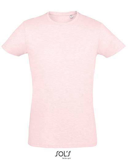 Regent Fit T-Shirt in Heather Pink, Größe XXL