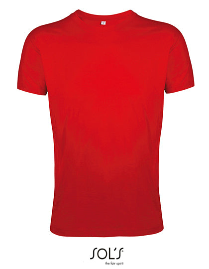 Regent Fit T-Shirt in Red, Größe XXL