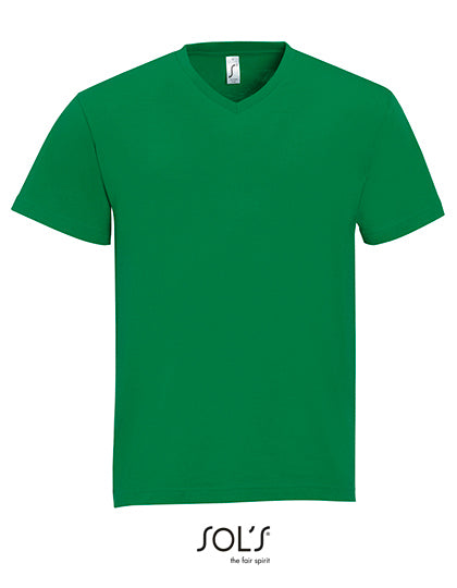 V-Neck T-Shirt Victory in Kelly Green, Größe 3XL