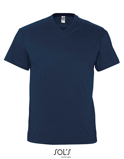 V-Neck T-Shirt Victory in Navy, Größe 3XL