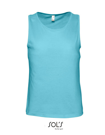 Men´s Tank Top Justin in Atoll Blue, Größe XXL