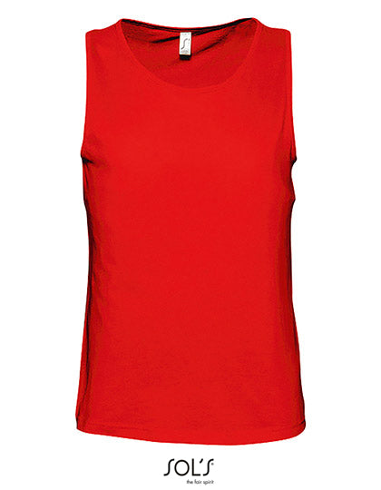 Men´s Tank Top Justin in Red, Größe XXL
